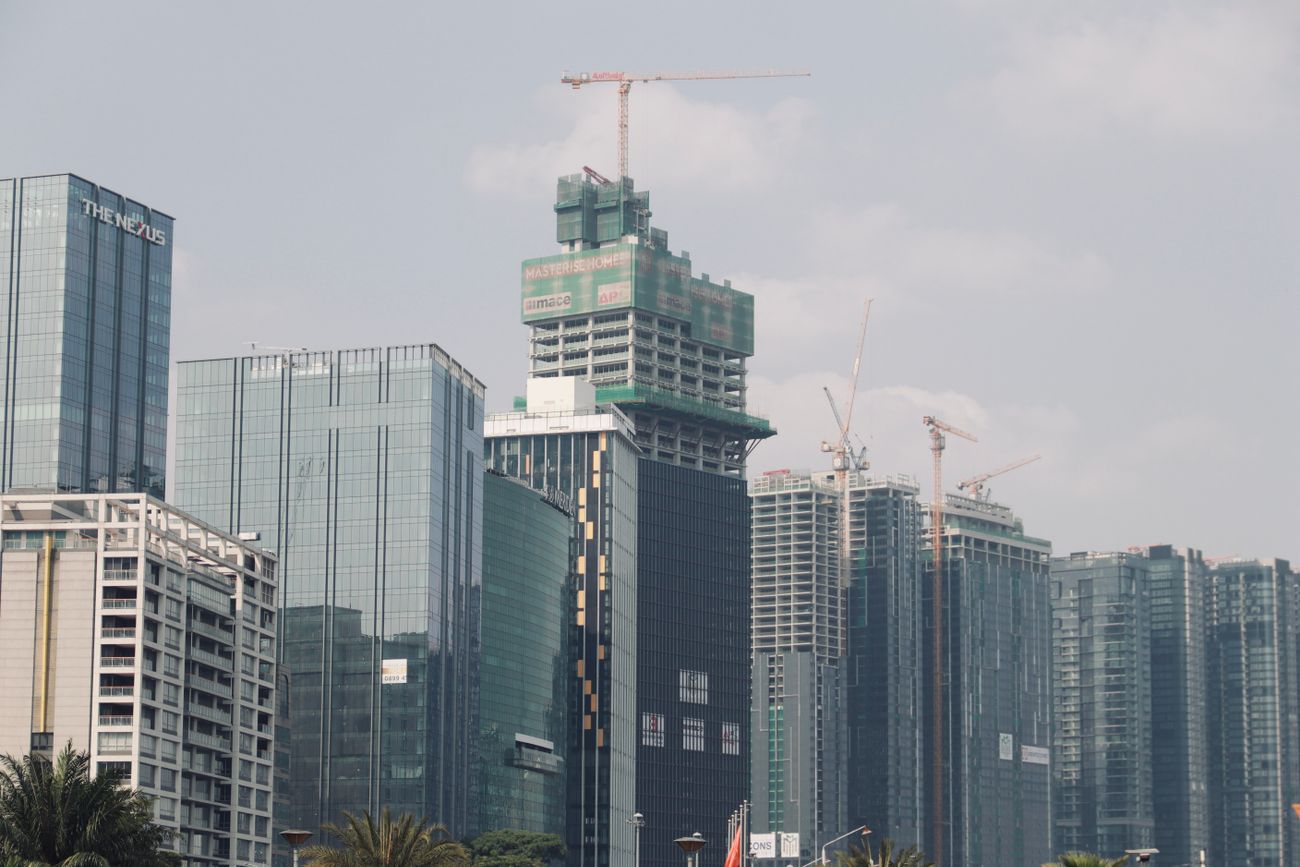 Commercial high-rise development